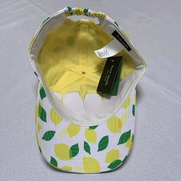 KATE SPADE ♠️ Lemon Toss Baseball Hat, NWT. - Picture 2 of 4